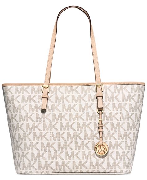 michael michael kors jet set logo large tote